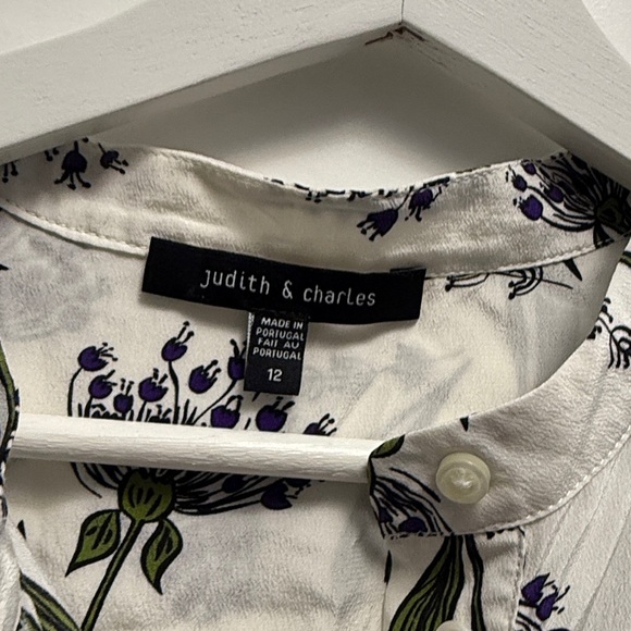 Judith & Charles 100% silk Blouse - Picture 4 of 6